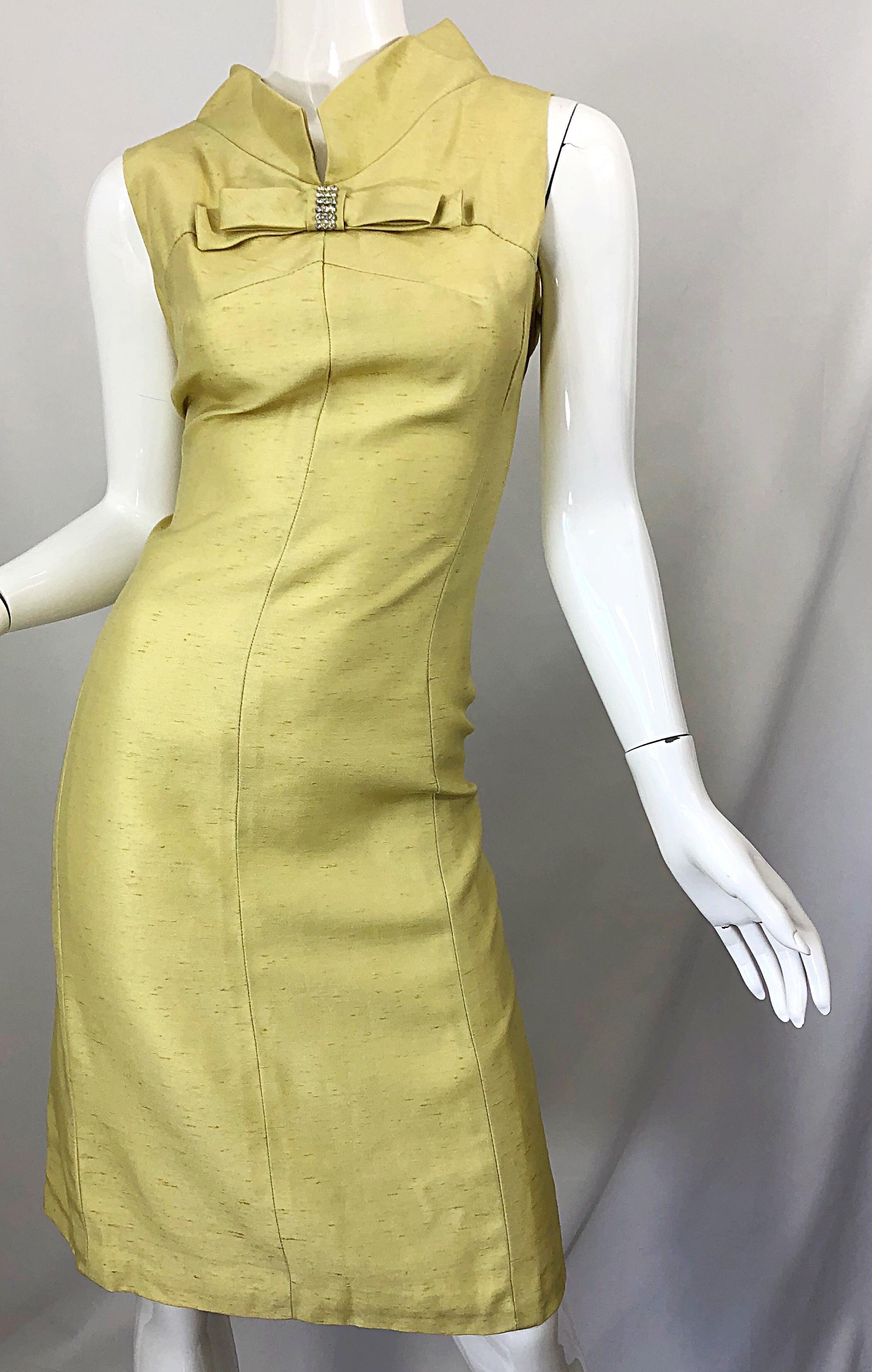 yellow 60s dress