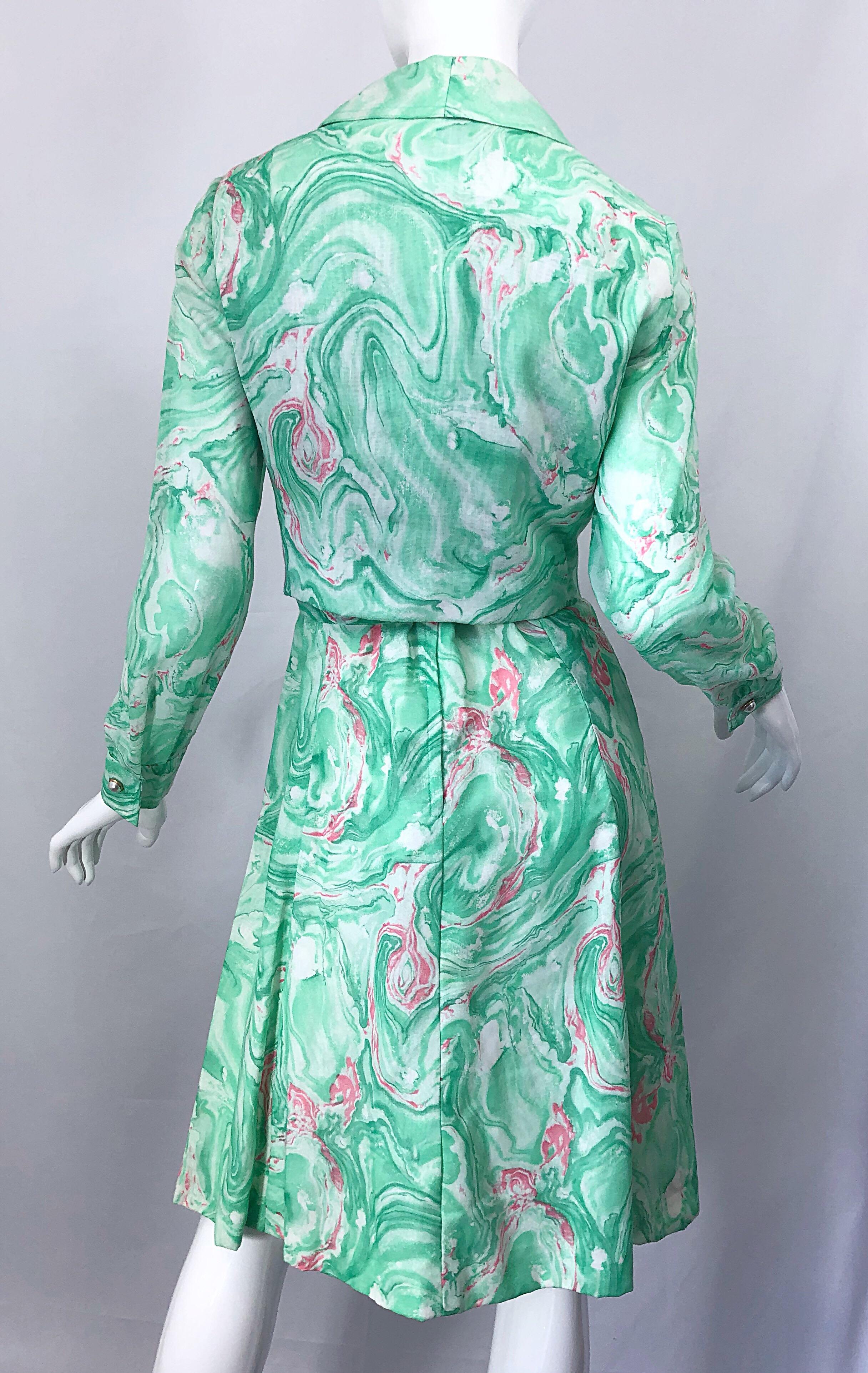 60s swirl dress
