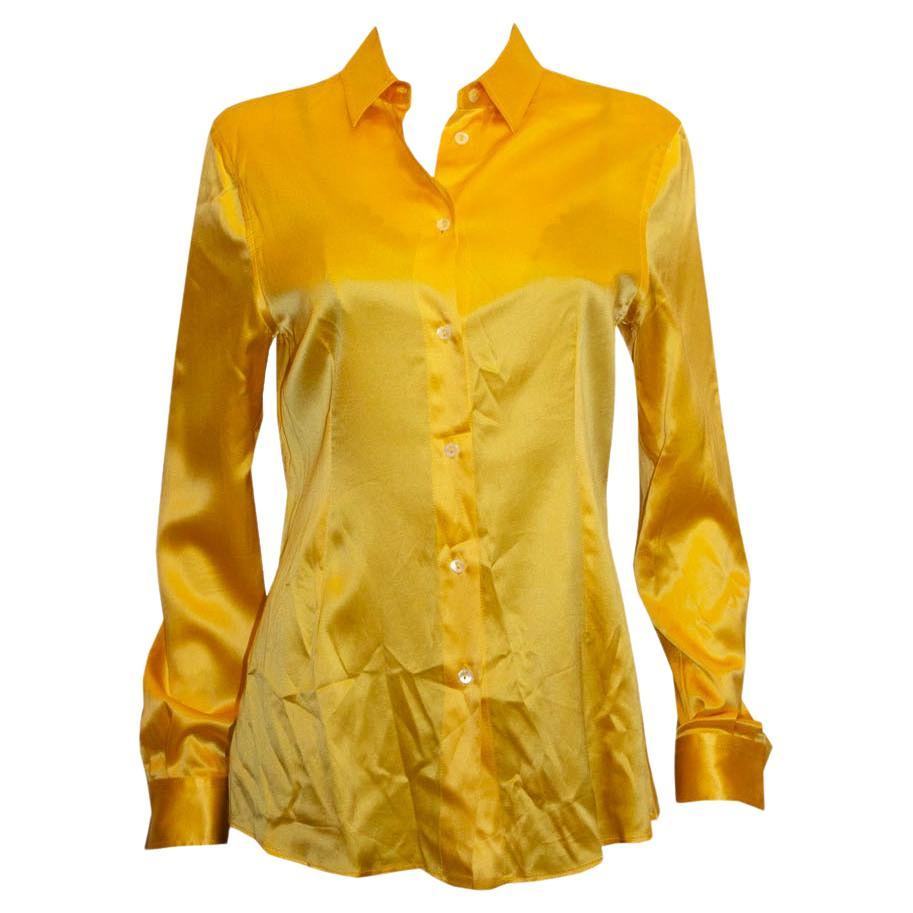 Chic and colourful Silk Blouse by Dolce and Gabbana For Sale