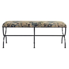 Chic 'Arcade' Bench by Design Frères, Custom Upholstery, In Stock