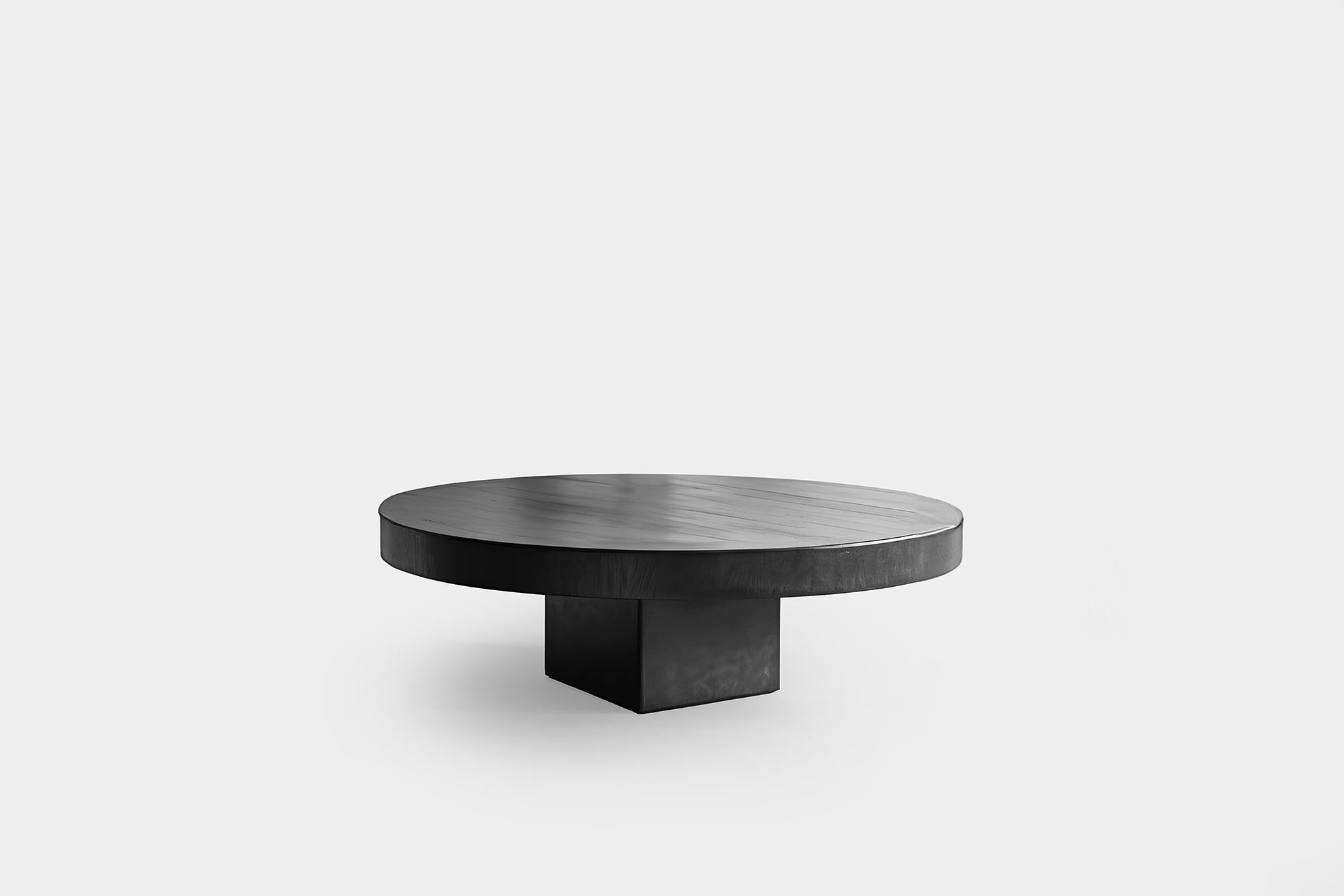 Chic Black Tinted Round Coffee Table - Urban Fundamenta 27 by NONO In New Condition For Sale In Estado de Mexico CP, Estado de Mexico