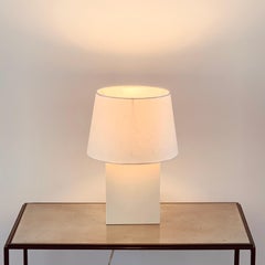 Lampe chic en parchemin 'Bloc' avec abat-jour en papier parchemin par Design Frres