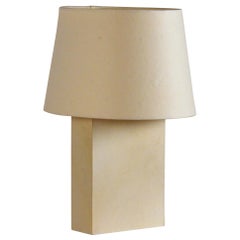 Schicke 'Bloc' Pergament-Tischlampe von Design Frères