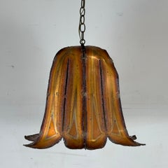 Lights Brutalist en laiton et cuivre plaqué