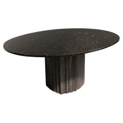 Table de salle à manger brutaliste chic par Max Papiri, 1970, Italie