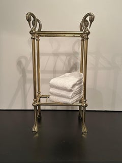 Chic Cast Solid Brass Umbrella Stand with Duck Motif