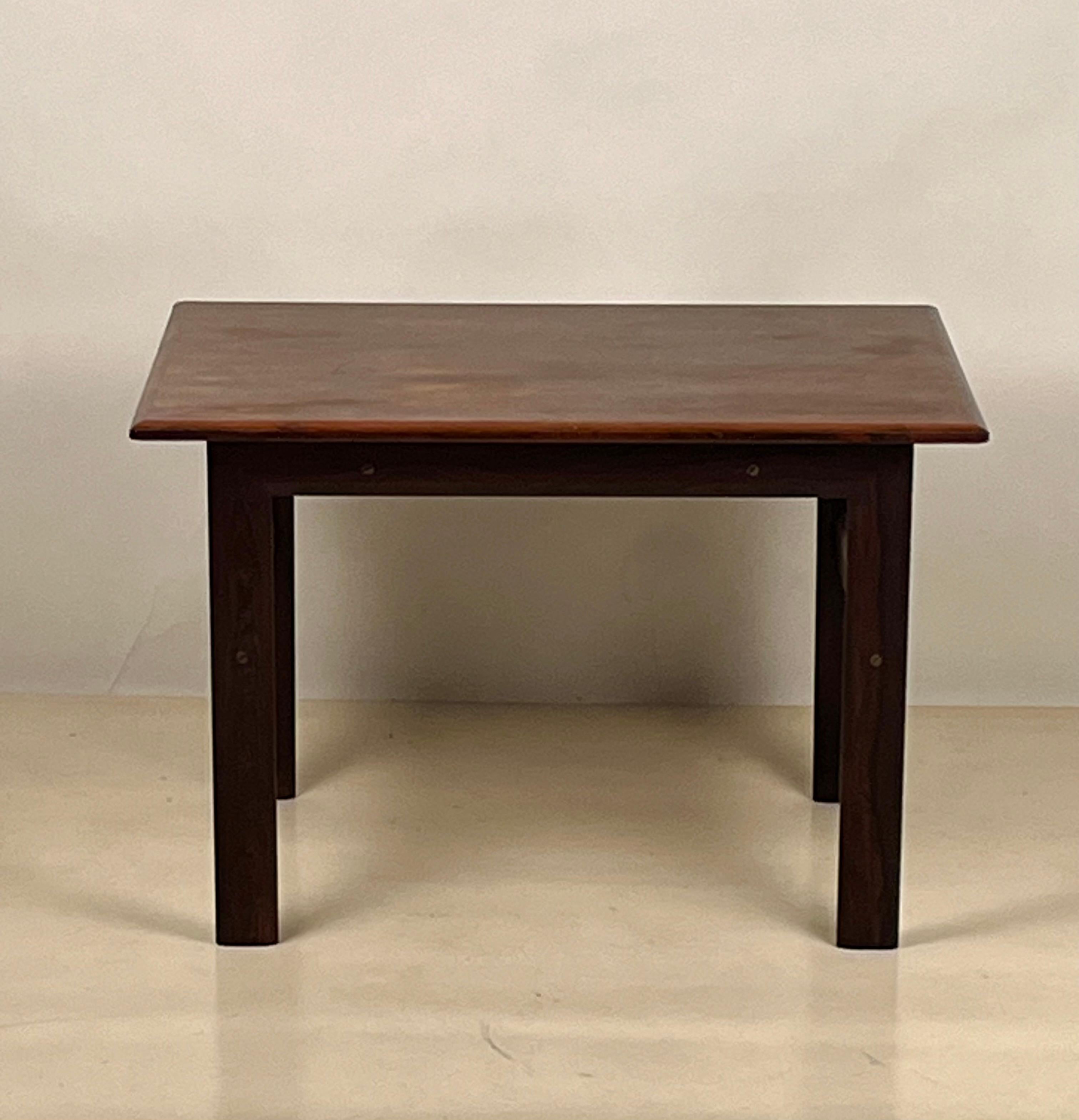 Modern Chic Danish Midcentury Rosewood Side Table For Sale