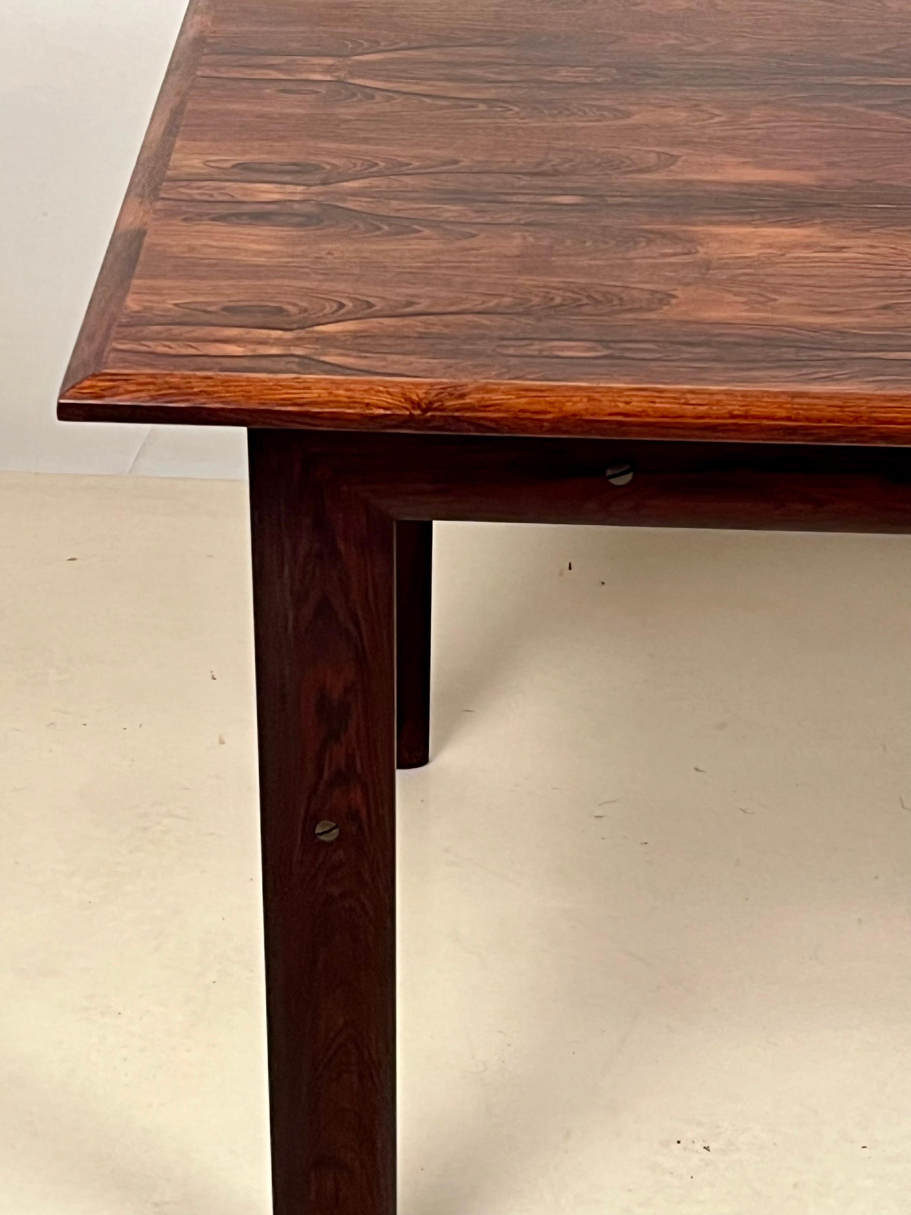Mid-20th Century Chic Danish Midcentury Rosewood Side Table For Sale