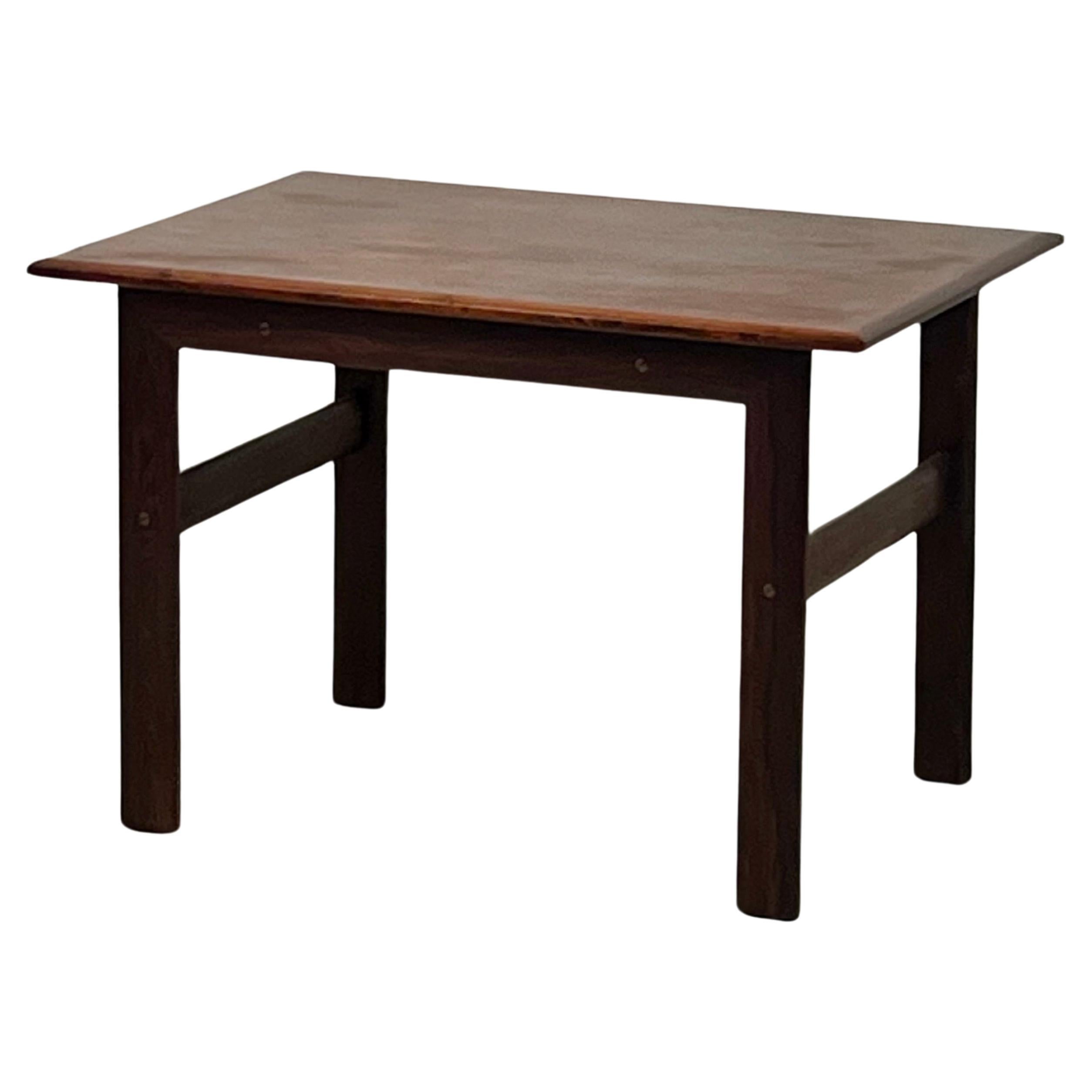 Chic Danish Midcentury Rosewood Side Table