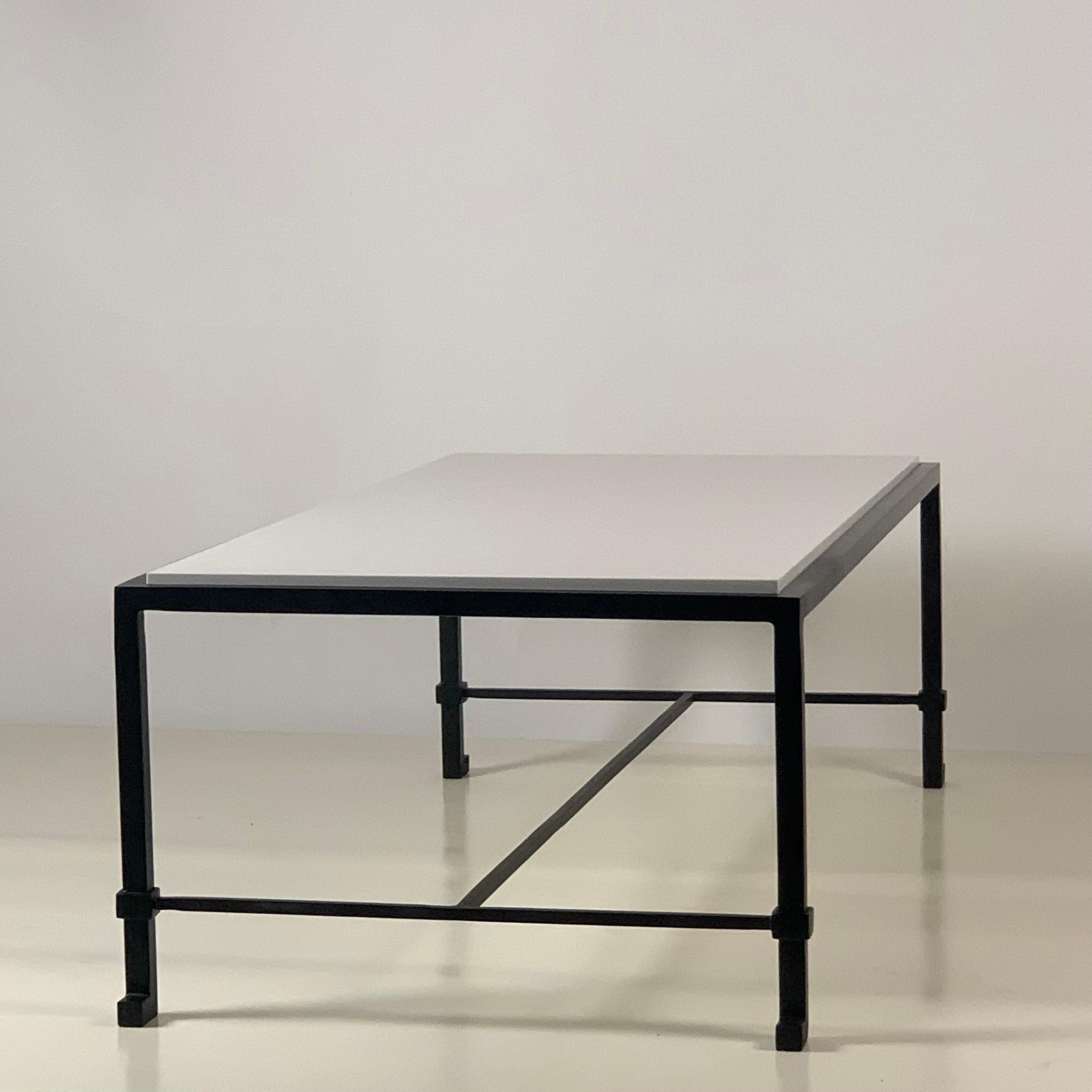 Chic 'Diagramme' Caesarstone Coffee Table by Design Frères In New Condition For Sale In Los Angeles, CA