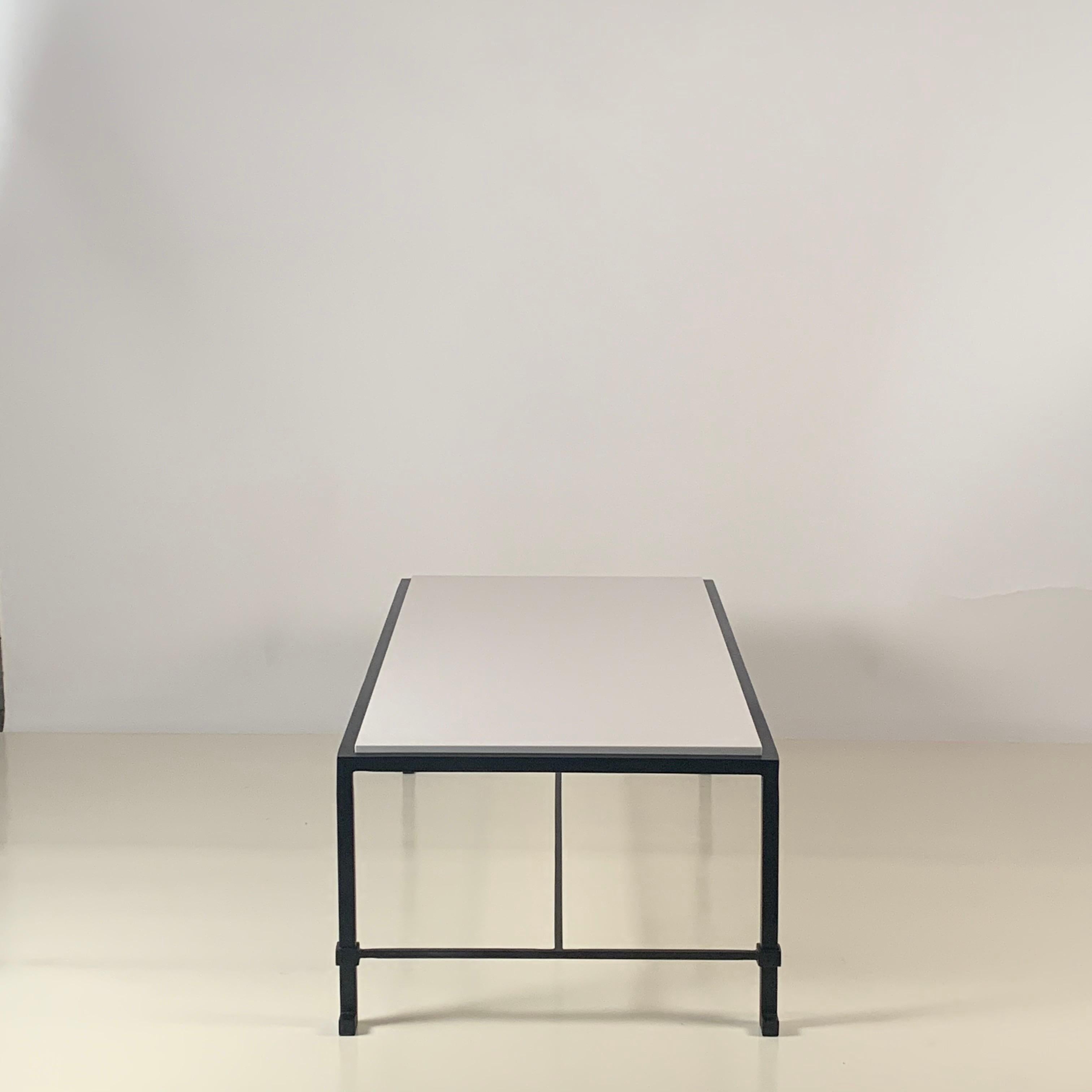 Contemporary Chic 'Diagramme' Caesarstone Coffee Table by Design Frères For Sale