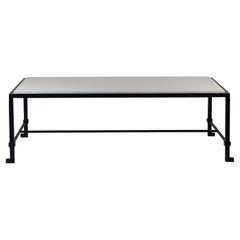Elegante mesa baja de piedra de César "Diagramme" de Design Frères