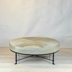 Chic 'Diagramme' Ottoman by Design Frères in COL/COM