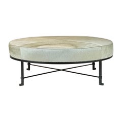 Chic 'Diagramme' Ottoman by Design Frères in COL/COM