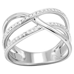 Chic Diamond White Gold Exclusive Ring for Her