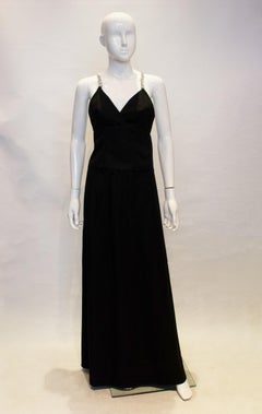Jupe et haut de soirée chic des années 1970