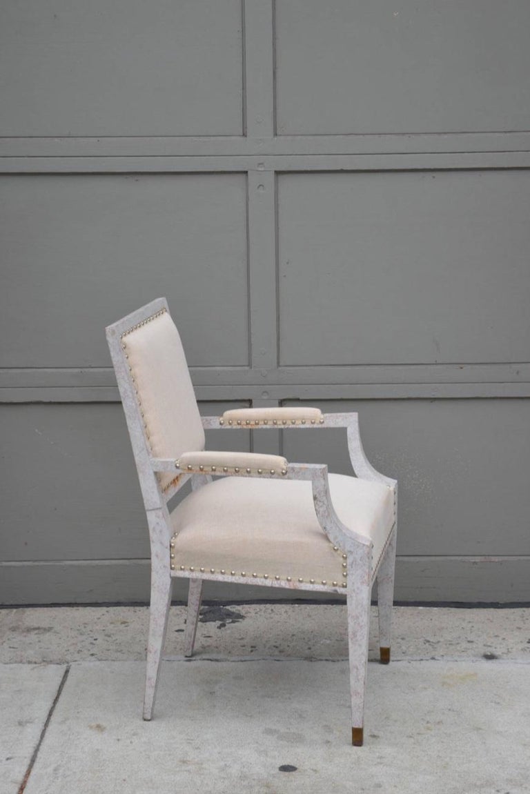 Art Deco Chic French 1940s Armchair in the Style of Andre Arbus For Sale