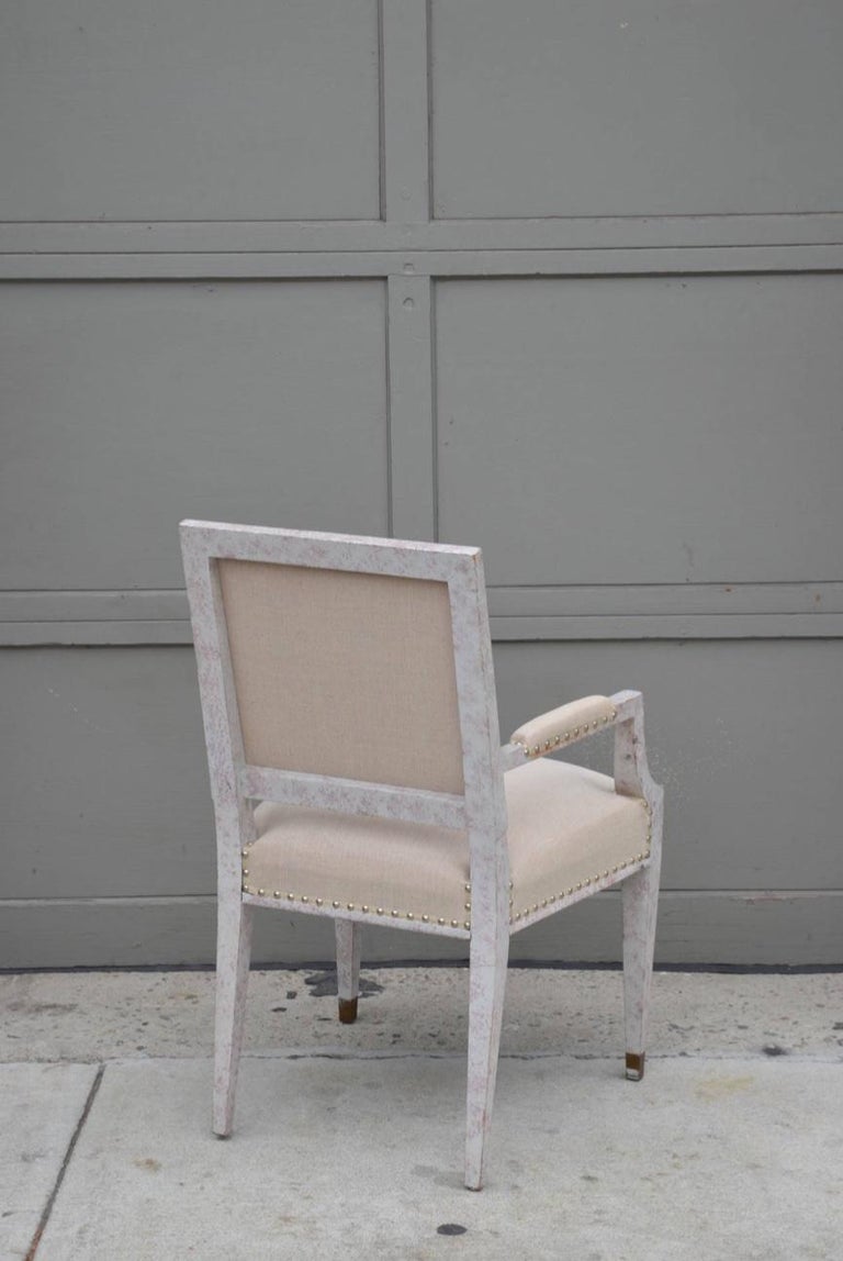 Chic French 1940s Armchair in the Style of Andre Arbus For Sale 1