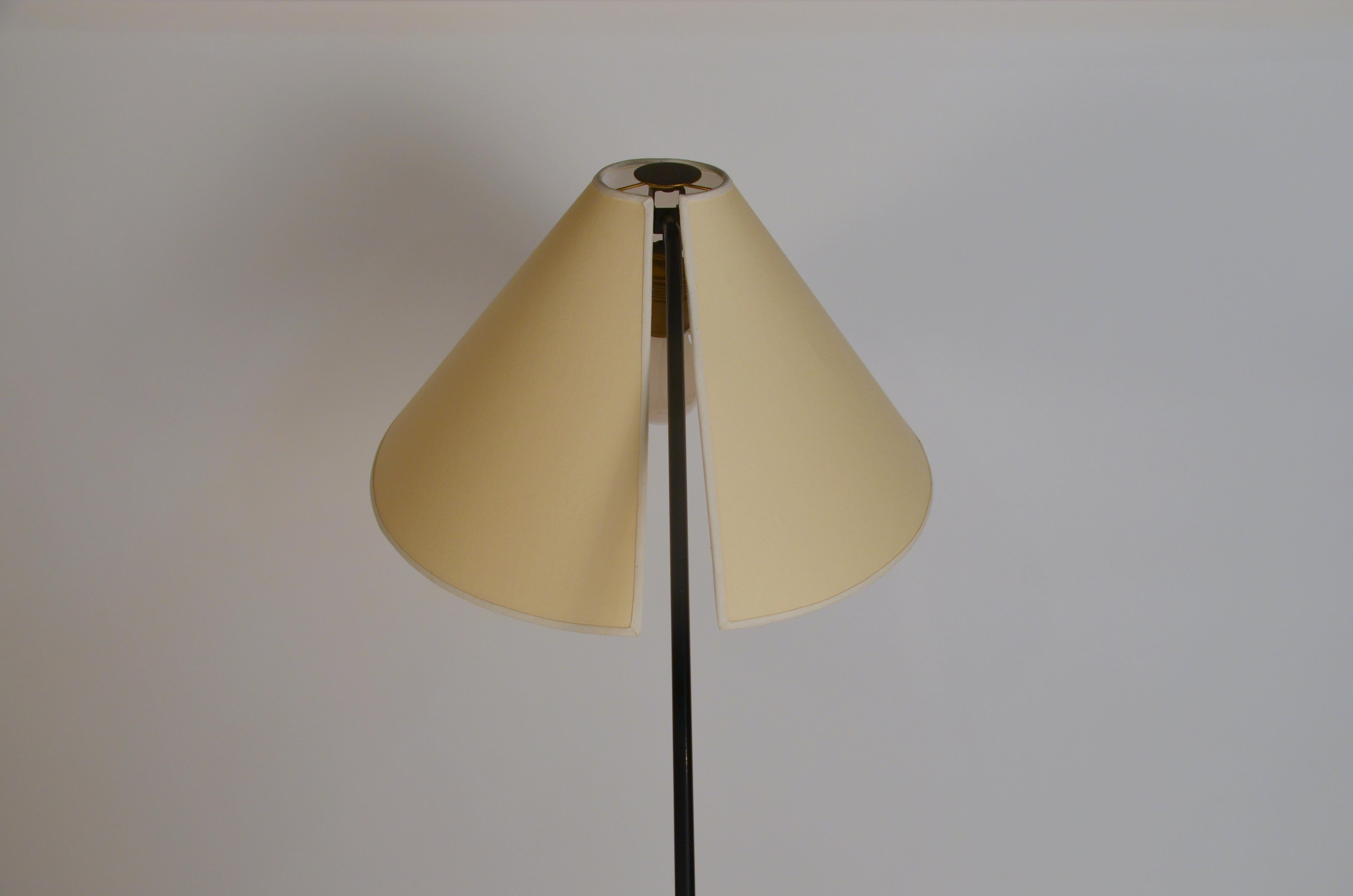 Chic French 1950s Articulated Floor Lamp by Maison Lunel 1