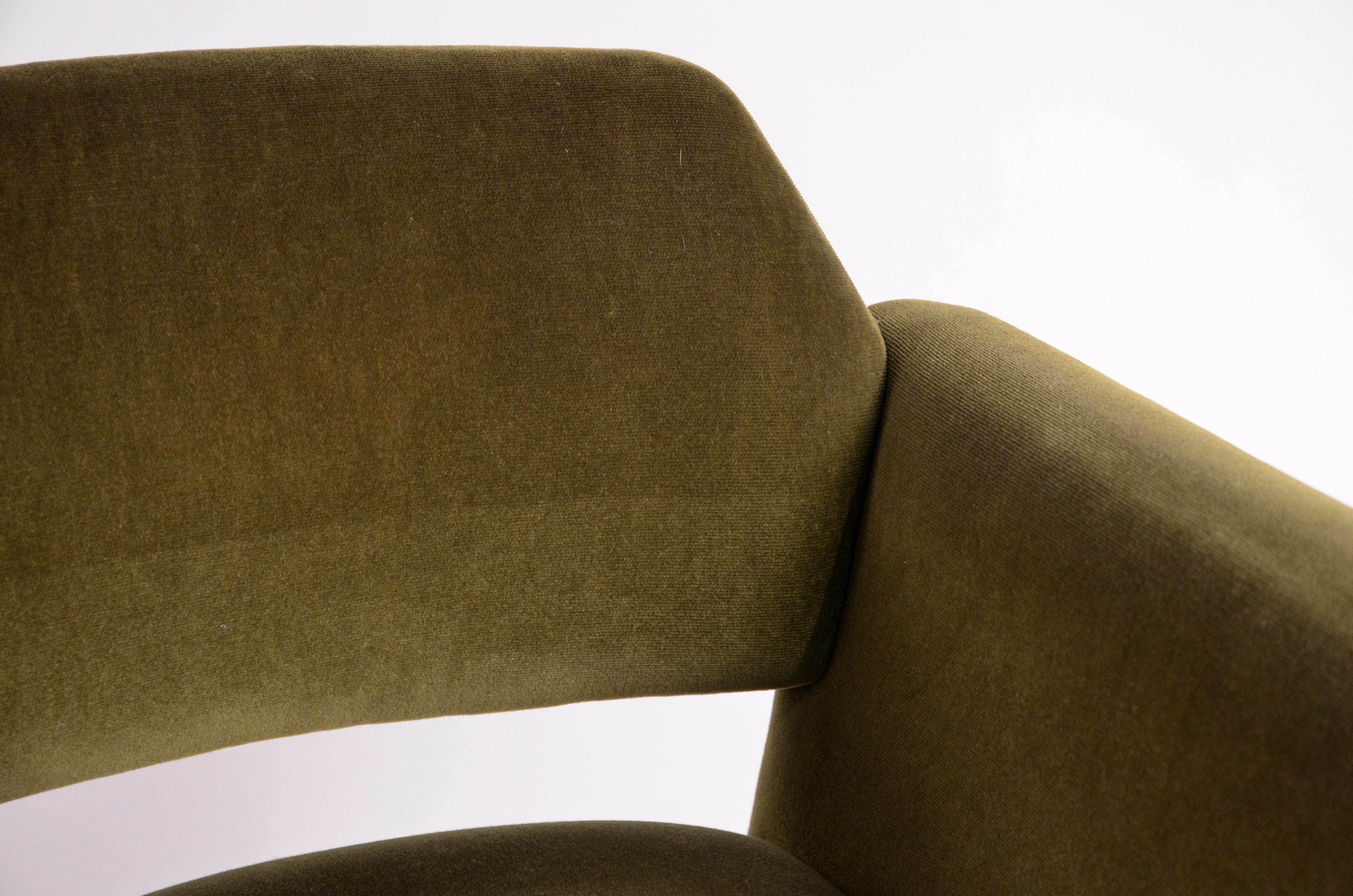 Chic French 1950s 'Prisme' Armchair by Joseph-André Motte 2