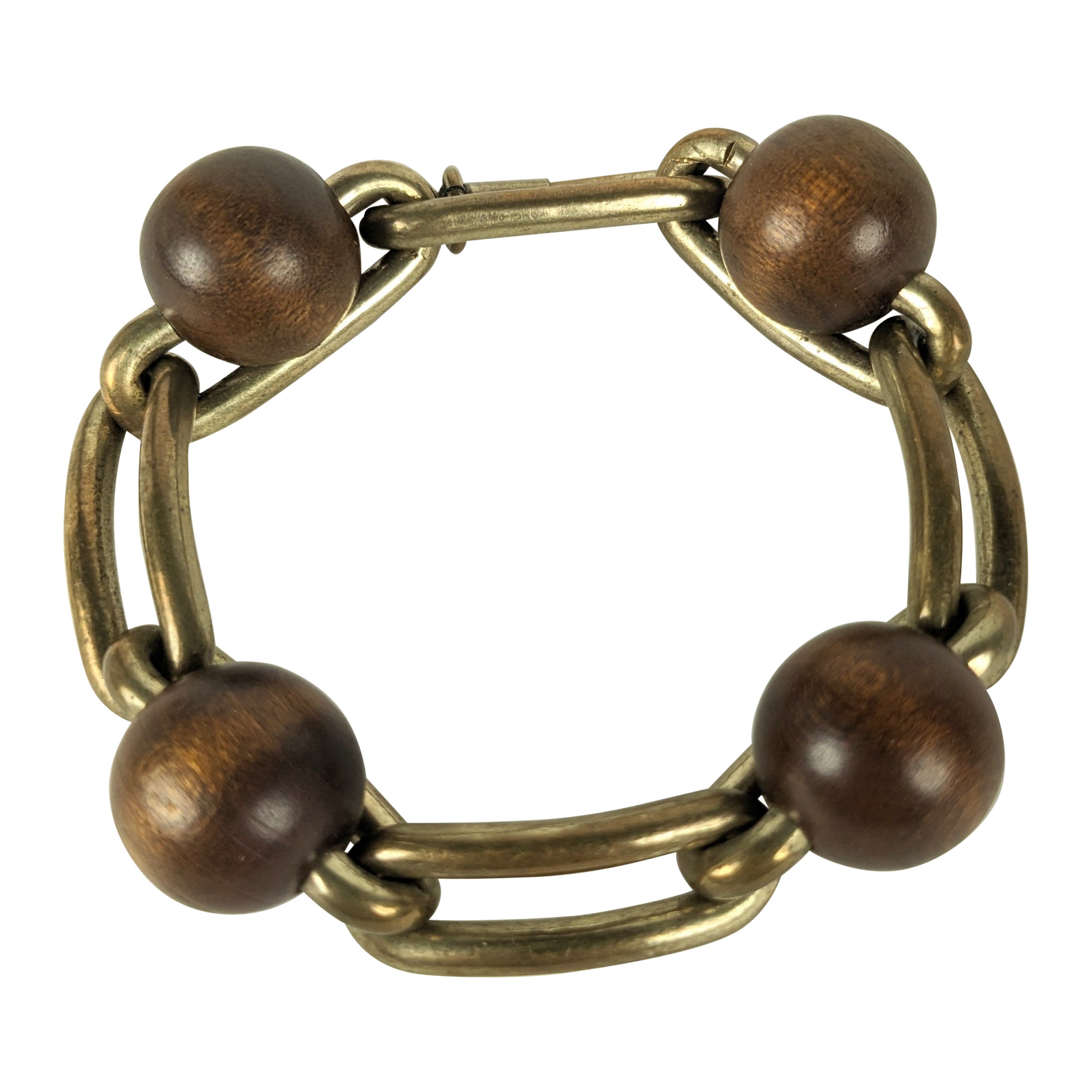 Bracelet à maillons Art déco français chic