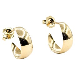 Orecchini Chic J-Hoop in J Gold 14k