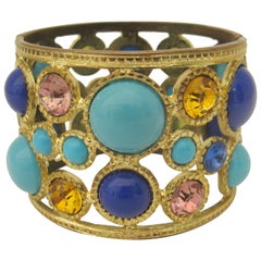 Chic Kenneth Jay Lane Bracelet, Marked KJL