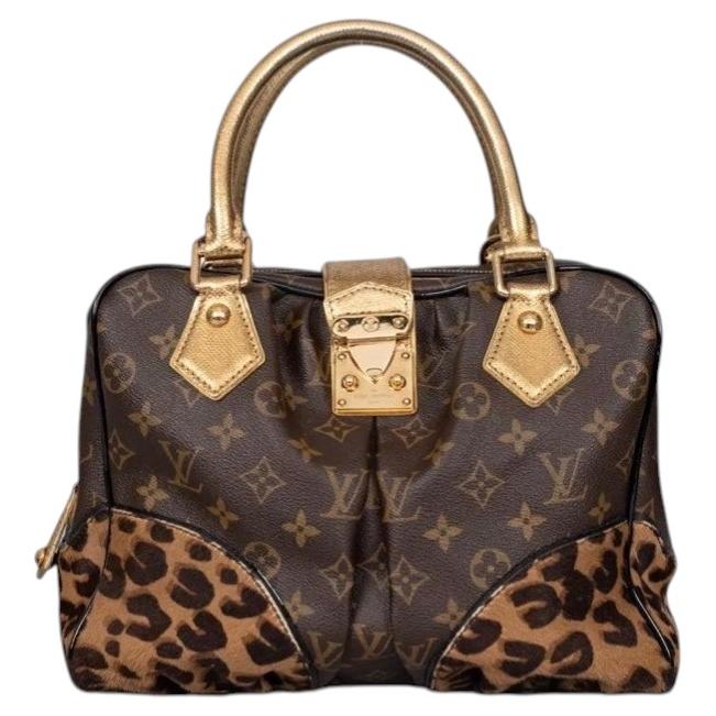 Chic Louis Vuitton Adele Canvas & Leather Tote Bag For Sale