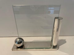 Chic Mid-Century Modern Silver Plate Frame by Richard Meier for Swid Powell