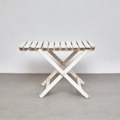 Chic Mid-Century White Lacquered Outdoor Kettal Set, circa 1960