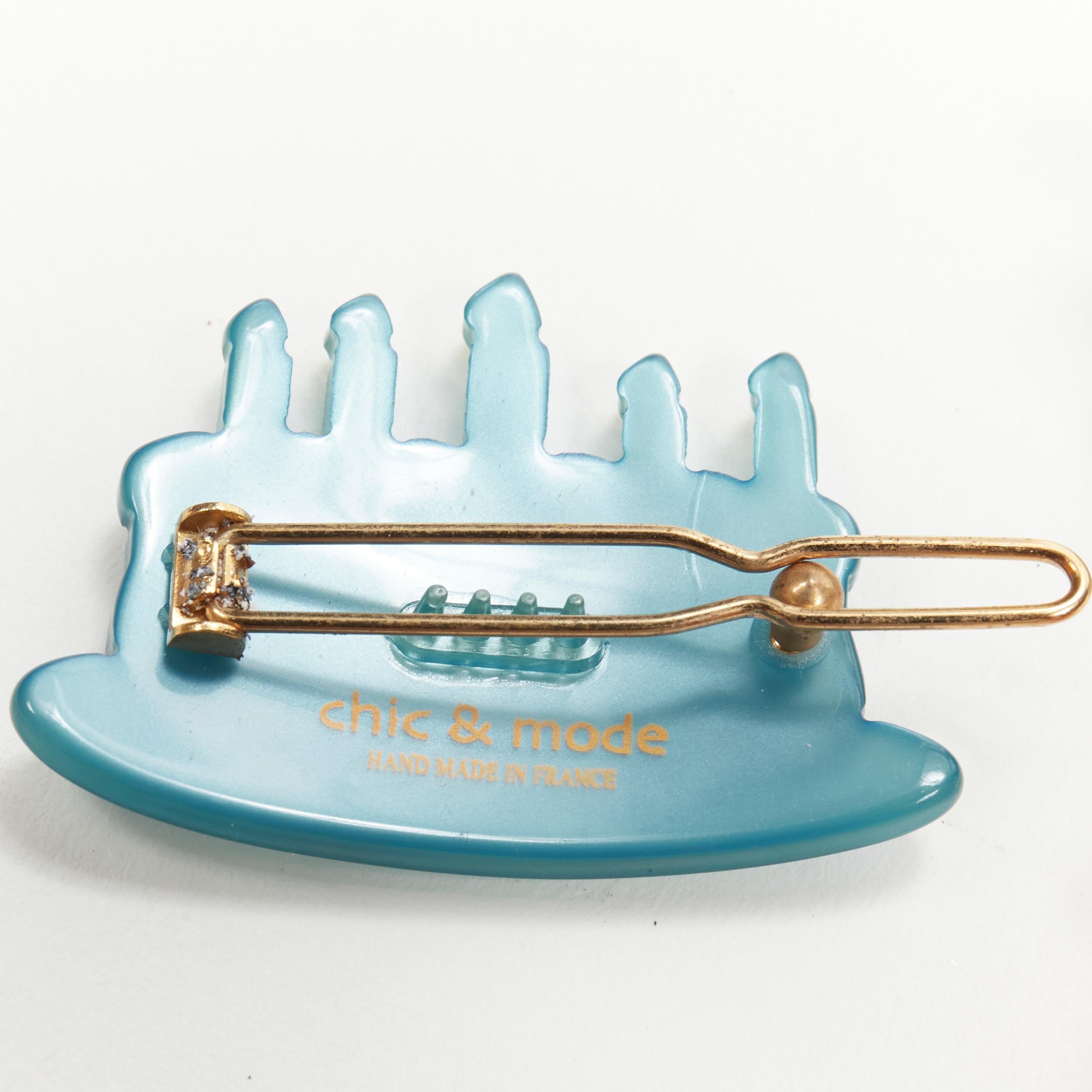 CHIC & MODE Alexandre Zouari cristal coloré gâteau d'anniversaire cadeaux pinces à cheveux X3 Pour femmes en vente