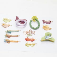 CHIC & MODE Alexandre Zouari crystal fish hair clamp clip tie X13