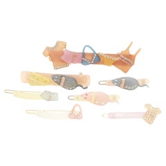 CHIC & MODE Alexandre Zouari lingerie pastello mouse formaggio acrilico fermacapelli X7