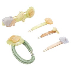 CHIC & MODE Alexandre Zouari Safari elefante giraffa leone fermaglio per capelli