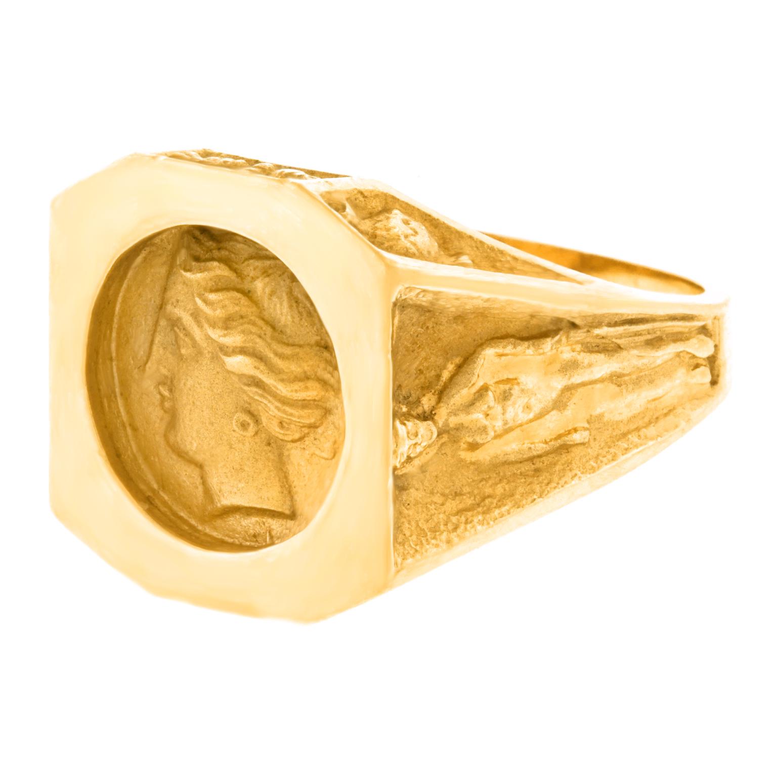 gold pound ring