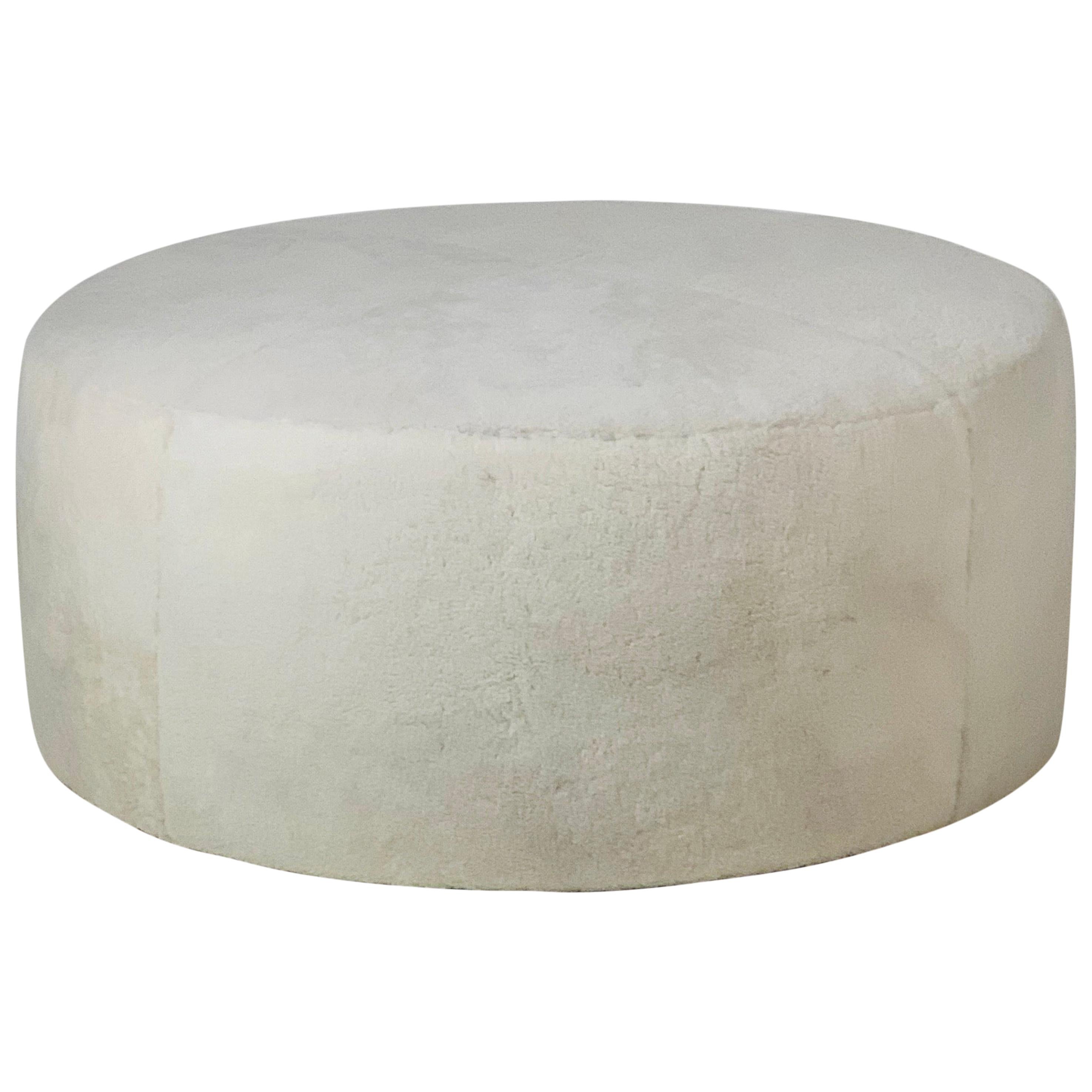 Chic 'Ours Polaire' Ottoman by Design Frères For Sale