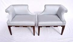 Baker Left & Right Castle Corner Chairs