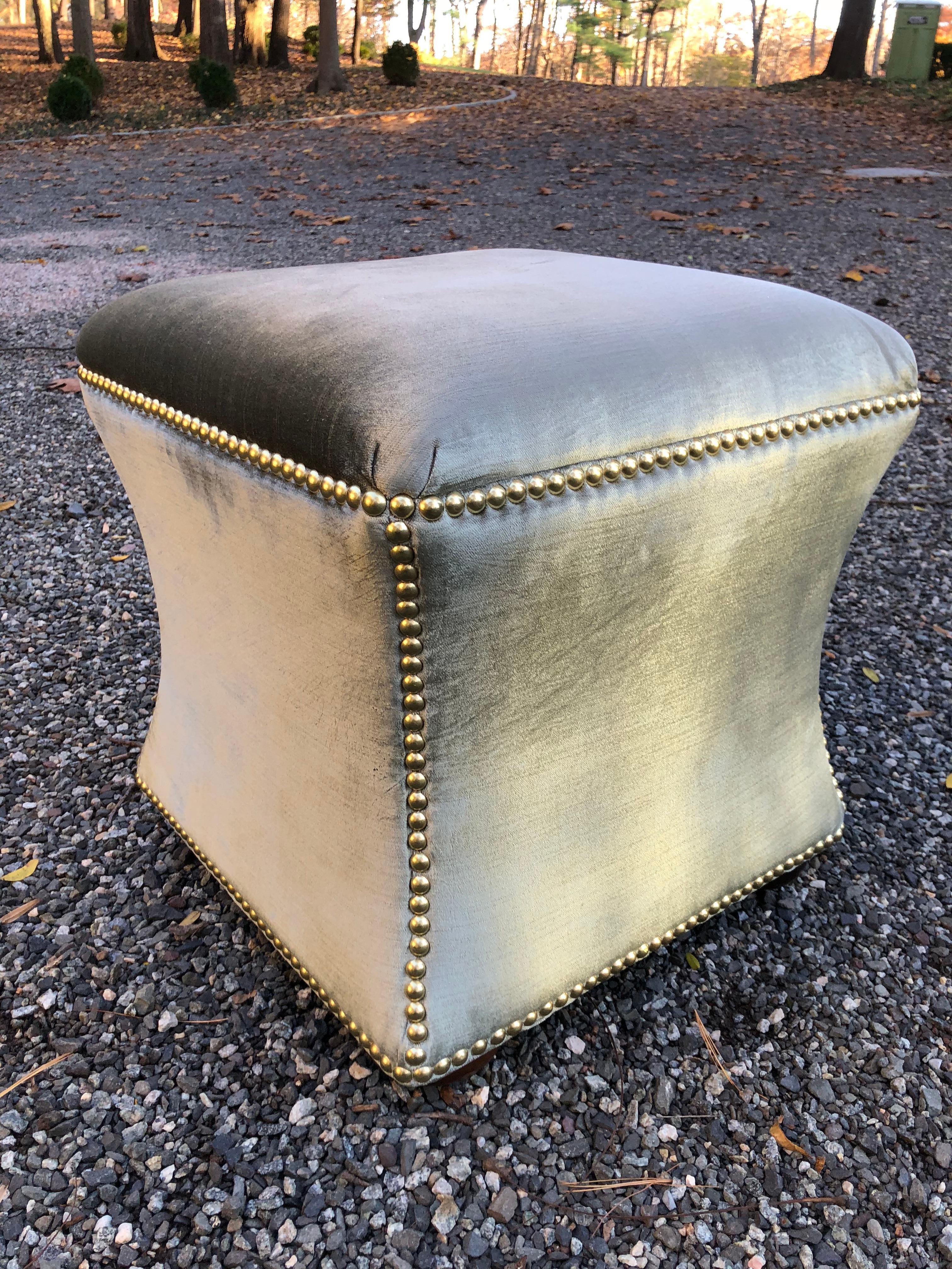 hourglass ottoman