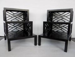Chic Pair of Telephone or Side Tables