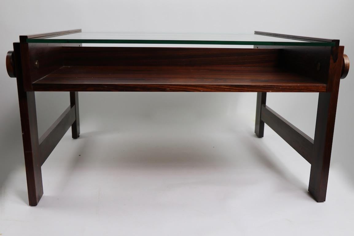 rosewood coffee table