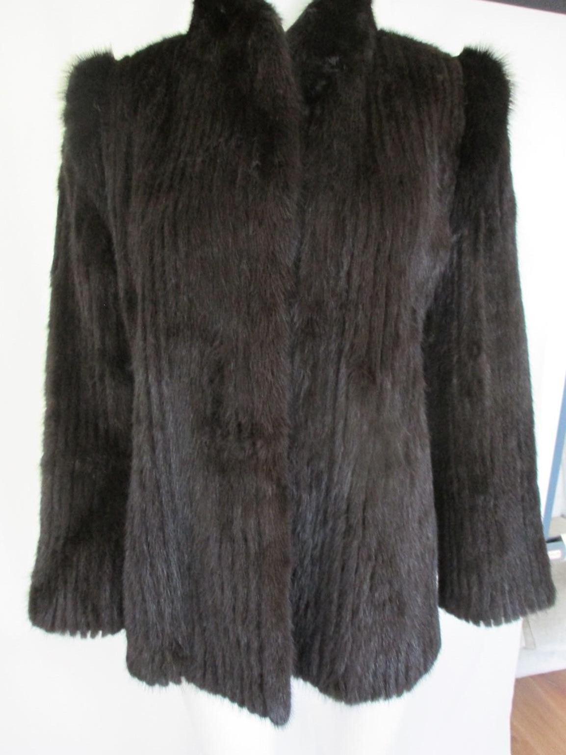 Women's or Men's Chic Saga Mink Fur Jacket
