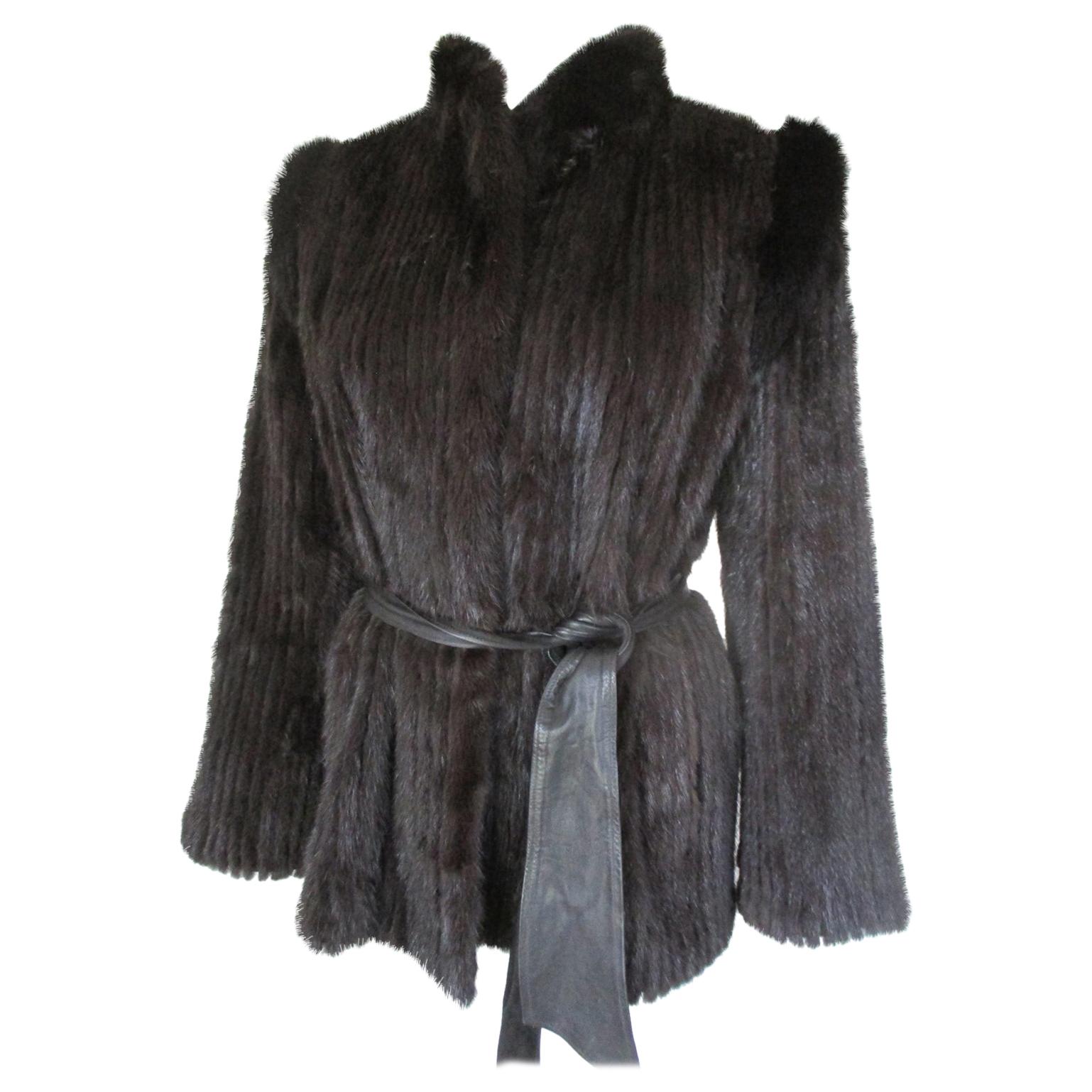 Chic Saga Mink Fur Jacket