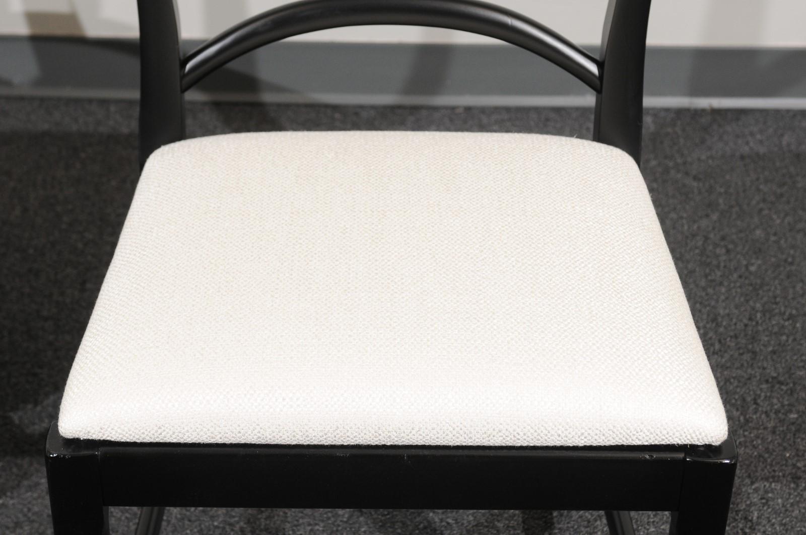 Milieu du XXe siècle Ensemble chic de 8 chaises de salle à manger par Michael Taylor pour Baker Furniture, vers 1960 en vente