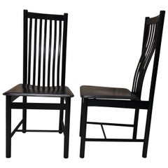 Elegante Juego de 8 Sillas de Comedor Lacadas