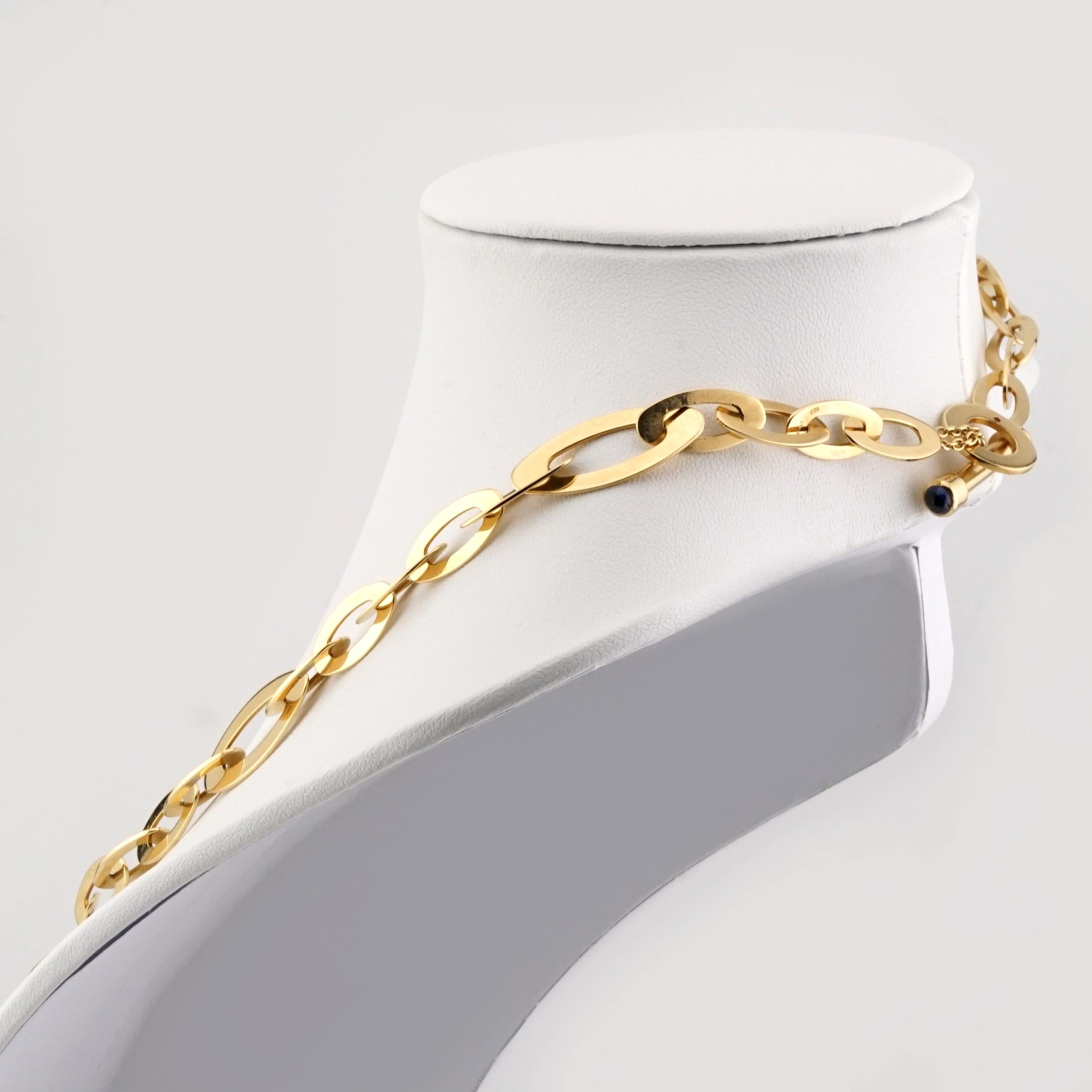Chic & Shine Roberto Coin 18k Gelbgold Kette Halskette Damen im Angebot