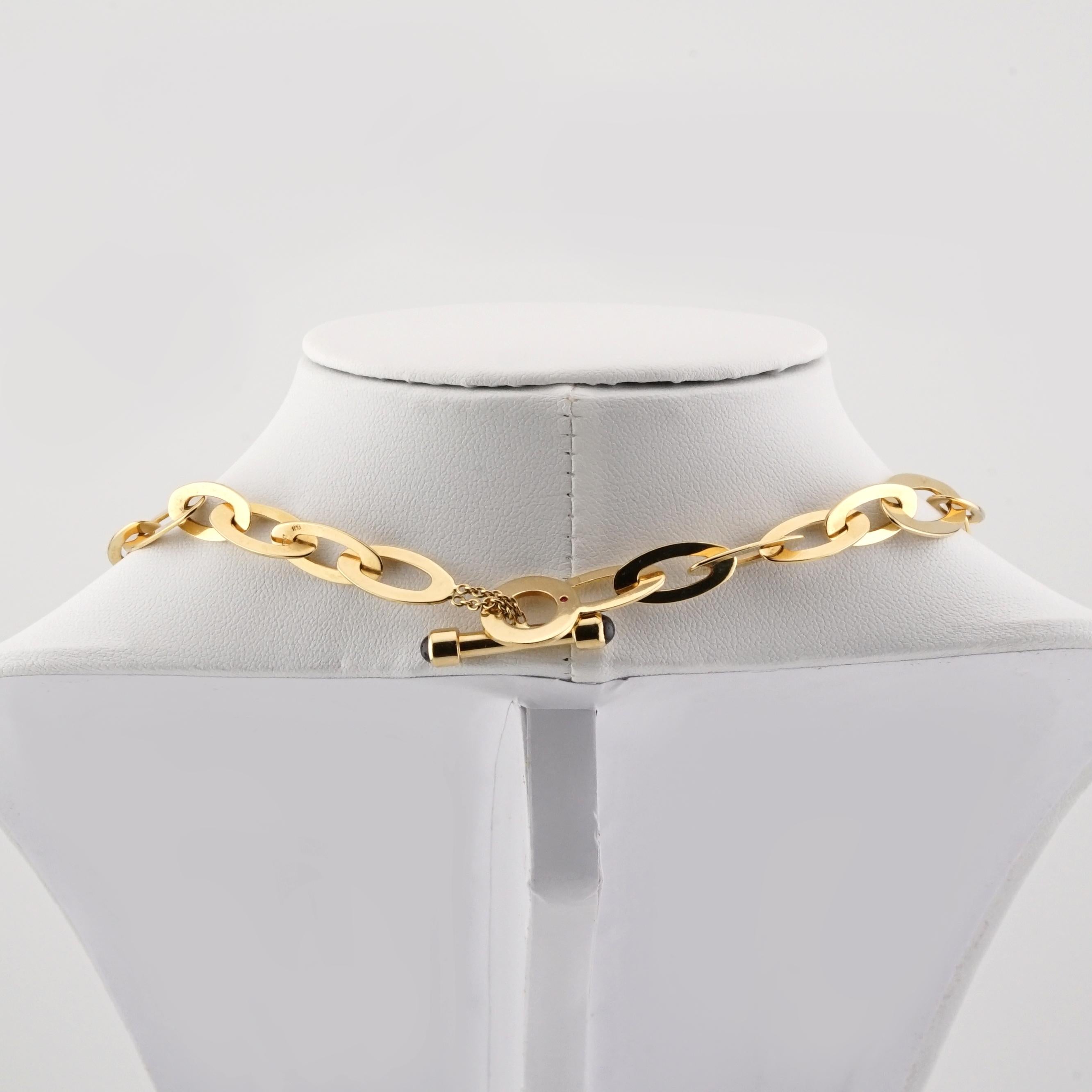 Chic & Shine Roberto Coin 18k Gelbgold Kette Halskette im Angebot 1