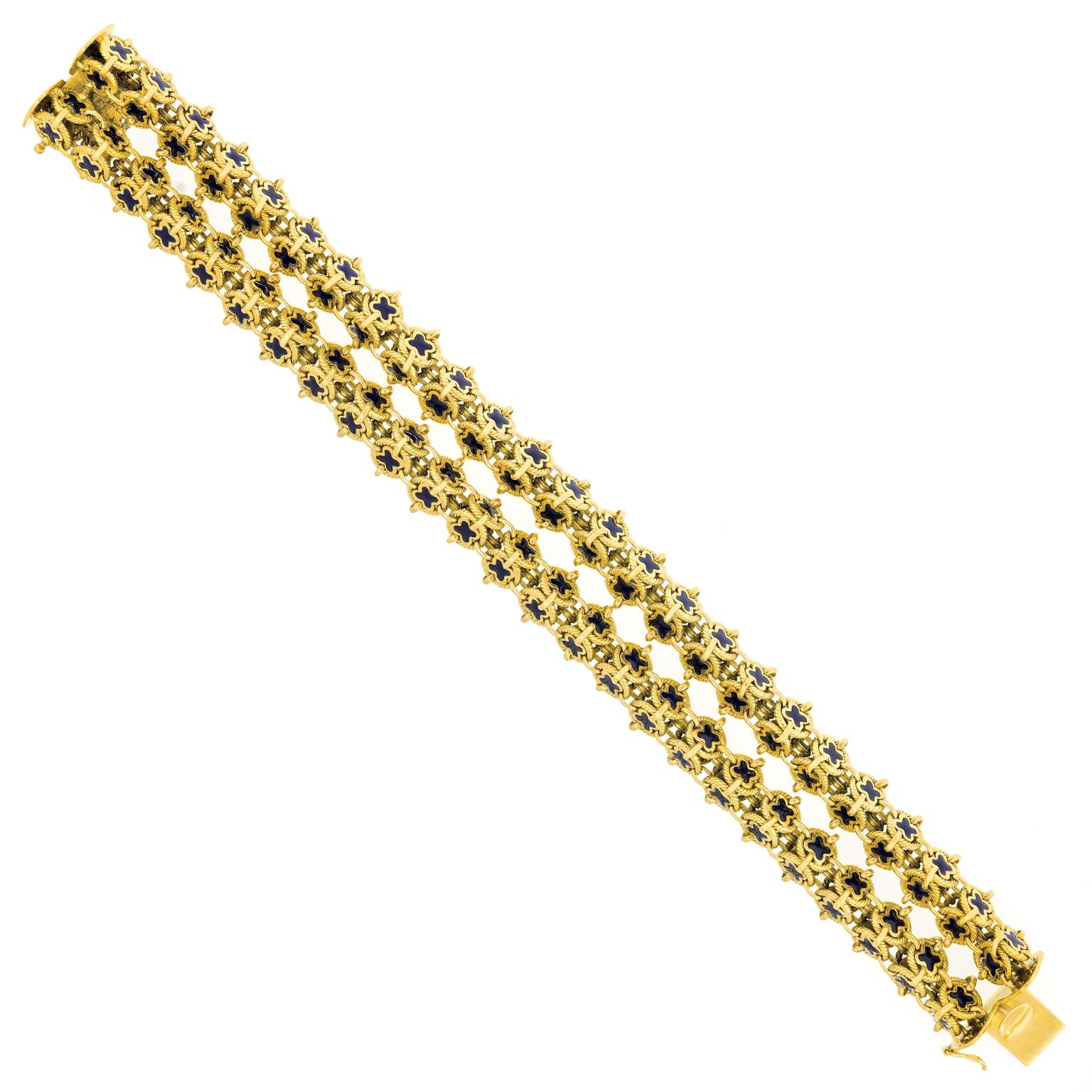 Chic Sixties Massoni Bracelet en Excelente estado para la venta en Litchfield, CT