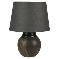 Chic Studio Ceramic Desk Lamp with Matching Charcoal Paper Shade