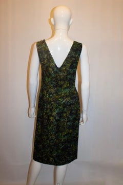 Chic Vintage Dress and Jacket in Colourful Print