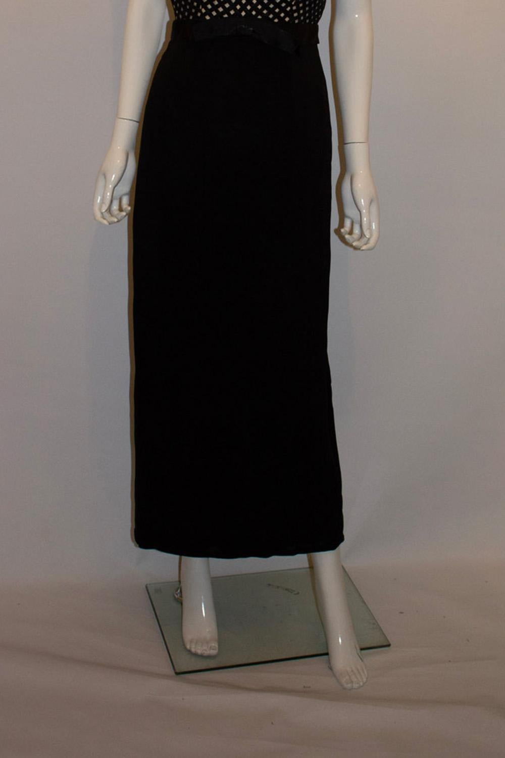 Chic Vintage Evening Gown by Eastex For Sale 1